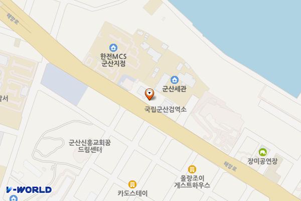 에스제이오일㈜ 에스제이주유소 위치 지도 — 전북특별자치도 군산시 해망로 252
