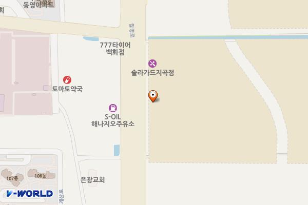 새만금충전소 위치 지도 — 전북특별자치도 군산시 월명로 112