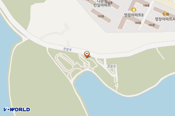 은파호수공원 자전거문화센터 위치 지도 — 전북특별자치도 군산시 한밭로 72