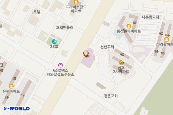은파요양병원 위치 지도 — 전북특별자치도 군산시 대학로 375-0