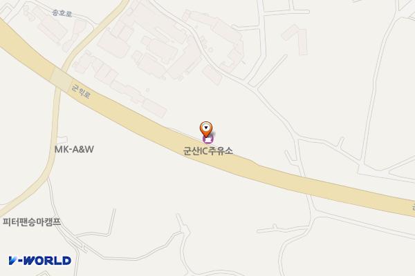 군산IC주유소 위치 지도 — 전북특별자치도 군산시 성산면 군익로 111