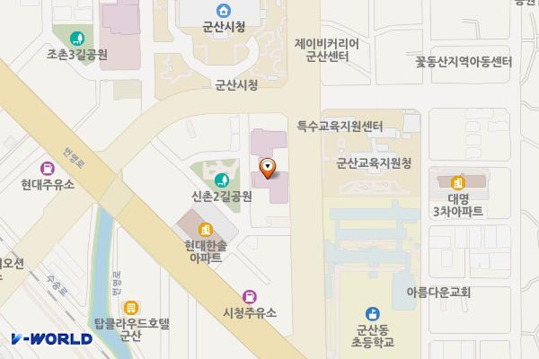 참사랑요양병원 위치 지도 — 전북특별자치도 군산시 조촌로 21