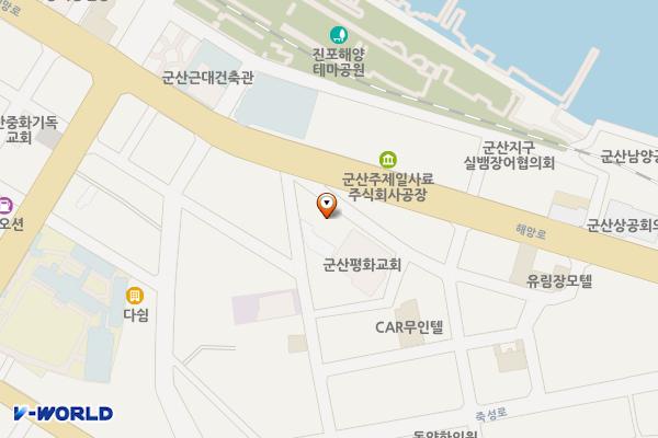 행복날개주유소 위치 지도 — 전북특별자치도 군산시 장미2길27