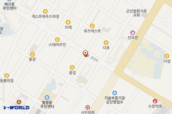 기타 위치 지도 — 전북특별자치도 군산시 중앙로 185(중앙로1가)