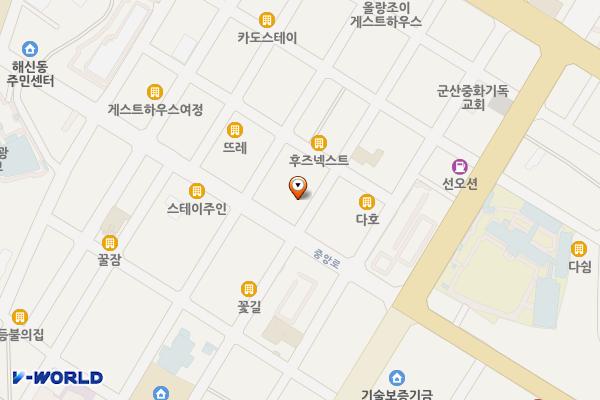 중앙로주유소 위치 지도 — 전북특별자치도 군산시 중앙로 188