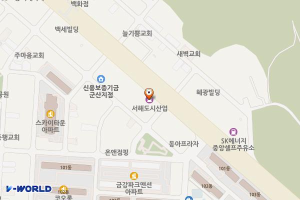 착한7주유소 위치 지도 — 전북특별자치도 군산시 공단대로 567