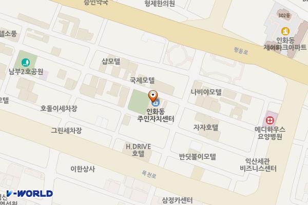 인화동행정복지센터 위치 지도 — 전북특별자치도 익산시 인북로4길 38