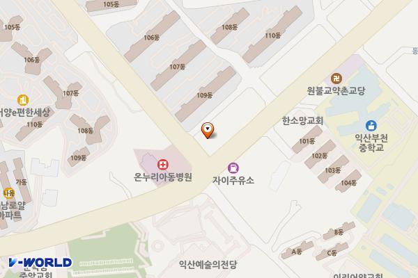 업무시설(오피스텔) 위치 지도 — 전북특별자치도 익산시 동서로63길 4