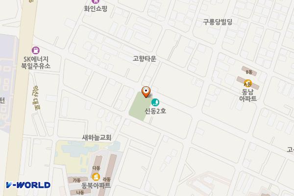 문화어린이공원 화장실 위치 지도 — 전북특별자치도 익산시 신동로 28