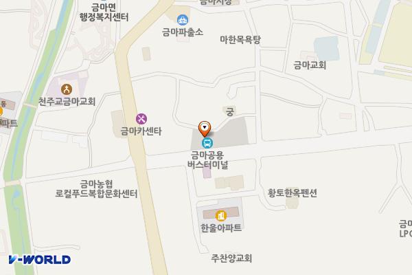 금마터미널 위치 지도 — 전북특별자치도 익산시 금마면 미륵사지로1길 35