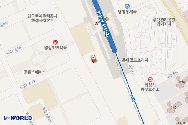 병점 복합타운 주차타워 위치 지도 — 경기도 화성시 병점구 진안동 946-6