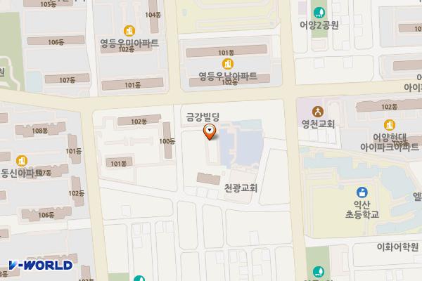 익산천광교회교육연구 위치 지도 — 전북특별자치도 익산시 동서로49길 23-13