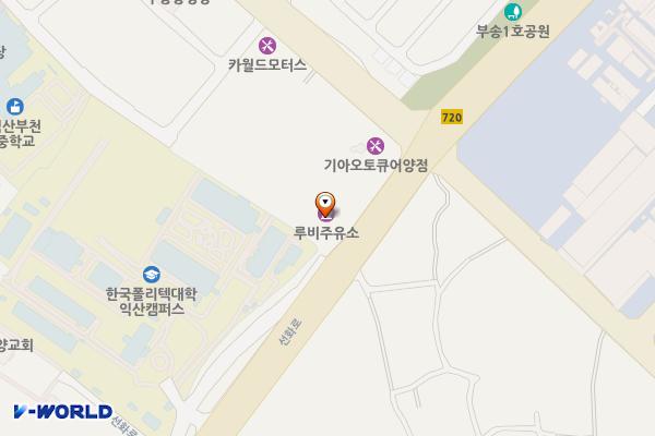 행복한주유소 위치 지도 — 전북특별자치도 익산시 선화로 601