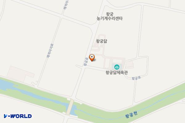 흥암주유소 위치 지도 — 전북특별자치도 익산시 왕궁로 494