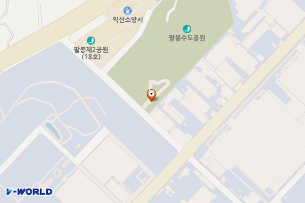 팔봉수도공원 화장실 1 위치 지도 — 전북특별자치도 익산시 석암로15길 142