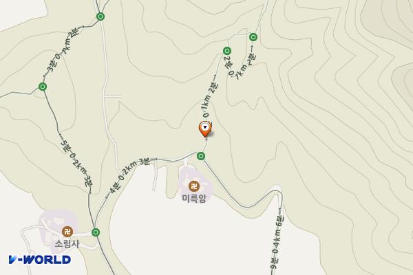 미륵산 약수터 위치 지도 — 전북특별자치도 익산시 금마면 기양리 산 49-15