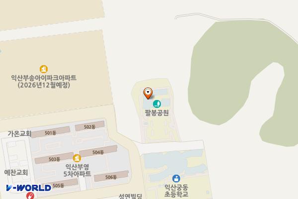부송도서관 위치 지도 — 전북특별자치도 익산시 무왕로25길 30