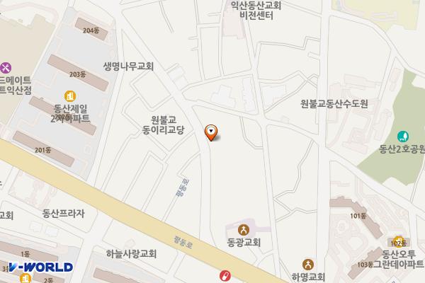 익산생활문화센터 위치 지도 — 전북특별자치도 익산시 서동로4길 37  (동산동)
