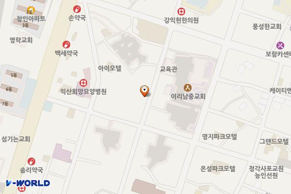 창인시장화장실 위치 지도 — 전북특별자치도 익산시 중앙로3길 39