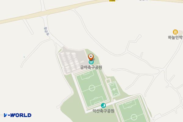 금마축구공원 위치 지도 — 전북특별자치도 익산시 금마면 황금로 818-19