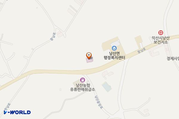 낭산보건지소 위치 지도 — 전북특별자치도 익산시 낭산면 함낭로 939