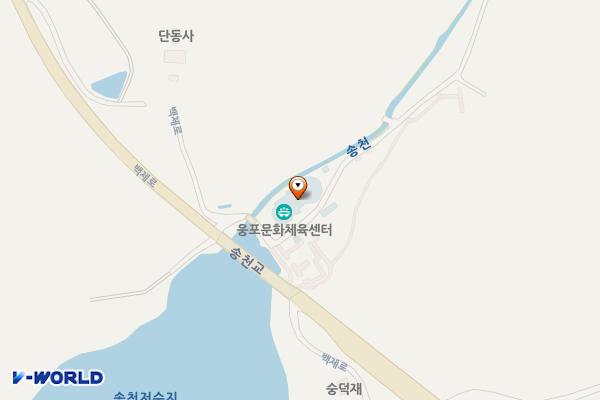 웅포문화체육센터 위치 지도 — 전북특별자치도 익산시 웅포면 백제로 475-10