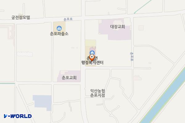 춘포면 행정복지센터 위치 지도 — 전북특별자치도 익산시 춘포면 춘포2길 11