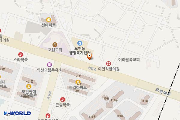 익산시평생학습관 위치 지도 — 전북특별자치도 익산시 선화로 133