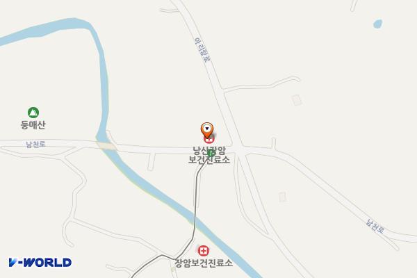 장암보건지소 위치 지도 — 전북특별자치도 익산시 낭산면 남천로 223