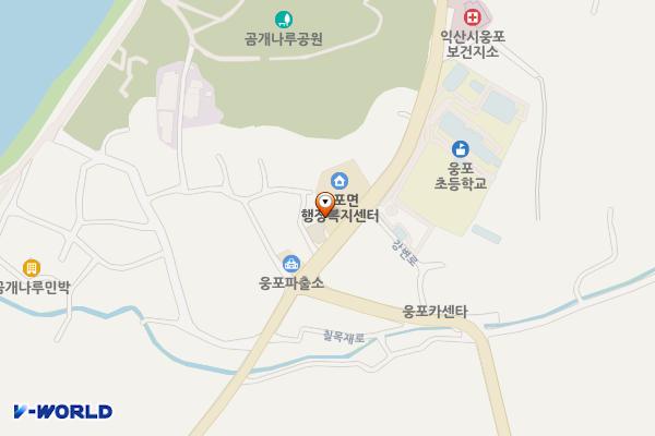 웅포면 행정복지센터 위치 지도 — 전북특별자치도 익산시 웅포면 강변로 9