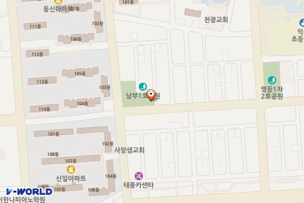 약촌어린이공원 화장실 위치 지도 — 전북특별자치도 익산시 고봉로18길 67