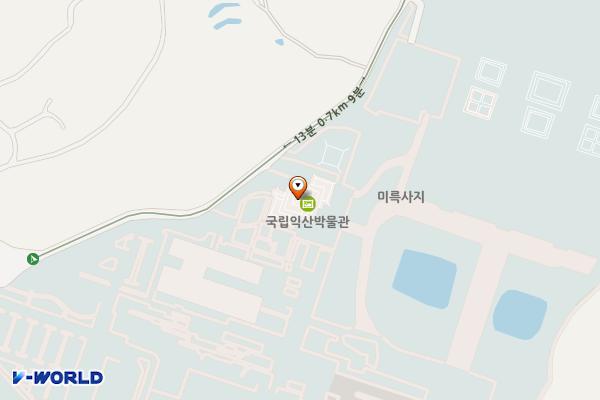 미륵사지유물전시관 위치 지도 — 전북특별자치도 익산시 금마면 미륵사지로 362