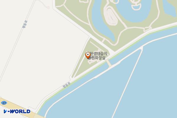 유천생태습지공원 화장실 위치 지도 — 전북특별자치도 익산시 평동로 857-29