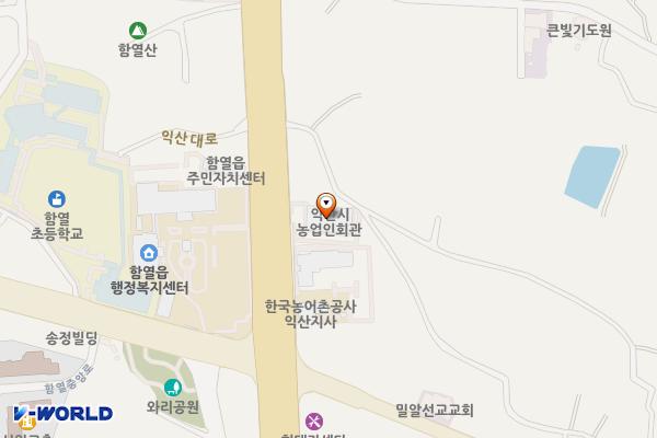 함열출장소 위치 지도 — 전북특별자치도 익산시 익산대로 1798
