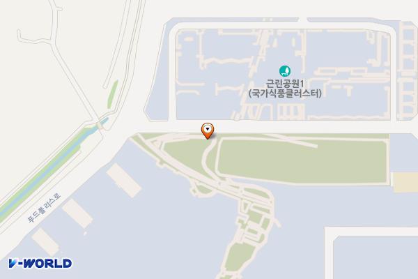 국가식품클러스터1호공원 화장실 위치 지도 — 전북특별자치도 익산시 왕궁면 푸드폴리스로6길 14