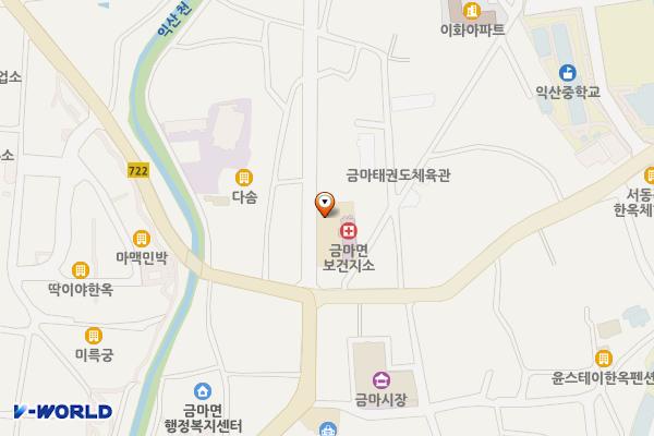 금마면 주민자치센터 위치 지도 — 전북특별자치도 익산시 금마면 고도3길 3