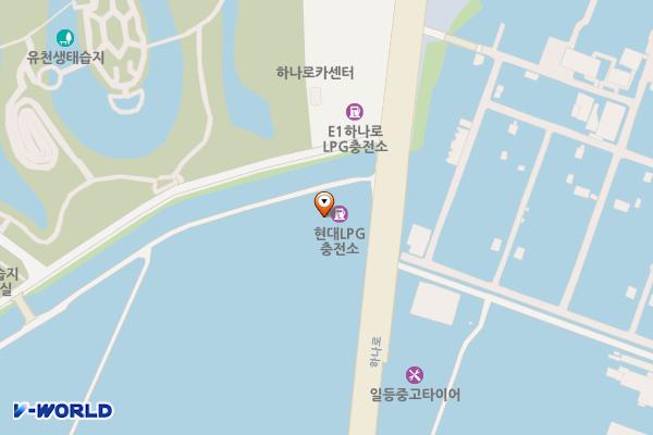 현대충전소 위치 지도 — 전북특별자치도 익산시 하나로 51