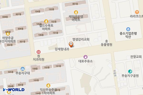 금마충전소 위치 지도 — 전북특별자치도 익산시 무왕로 1171