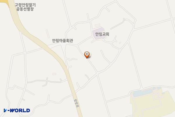 안림리 공영주차장 위치 지도 — 경상북도 고령군 쌍림면 안림리 289-9