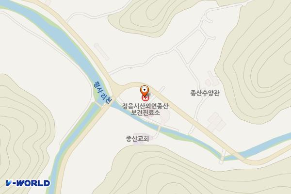 종산보건진료소 위치 지도 — 전북특별자치도 정읍시 산외면 종운로 424-4  (436-13)