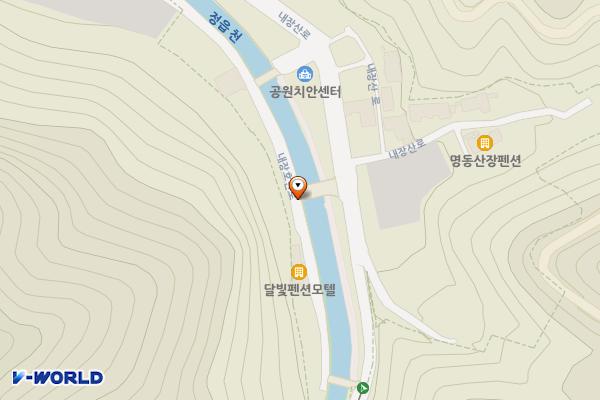 내장 신선교 위치 지도 — 전북특별자치도 정읍시 내장동 77-1