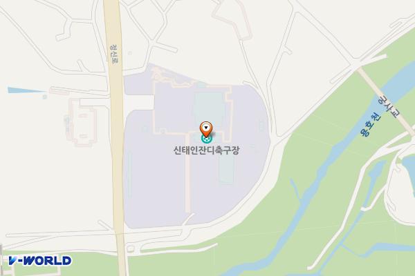 신태인 인조잔디 축구장2 위치 지도 — 전북특별자치도 정읍시 신태인읍 정신로 1056