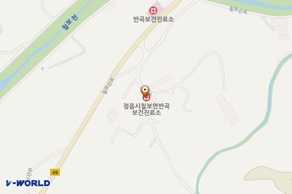 반곡보건진료소 위치 지도 — 전북특별자치도 정읍시 칠보면 석탄길 12  (390-1)