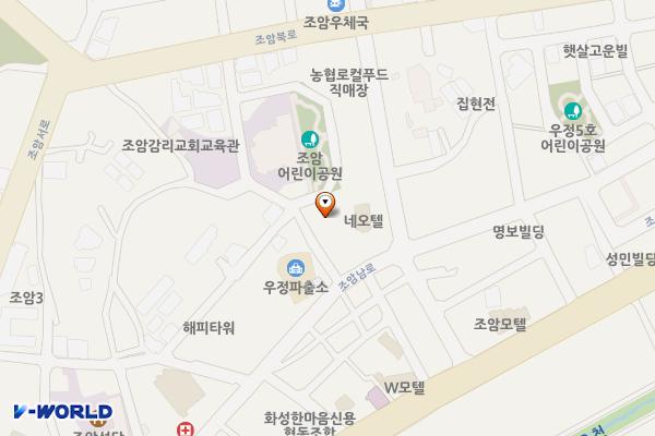 우정(조암) 위치 지도 — 경기도 화성시 만세구 우정읍 조암남로33번길 6