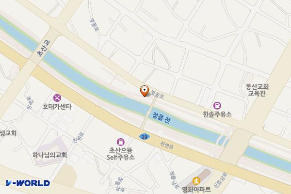 정읍천이동화장실13(연지잠수교) 위치 지도 — 전북특별자치도 정읍시 상동 700