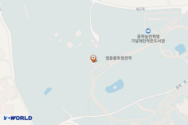 전북동학기념관(실외) 위치 지도 — 전북특별자치도 정읍시 덕천면 동학로 743