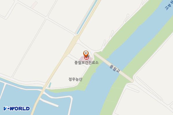 풍월보건진료소 위치 지도 — 전북특별자치도 정읍시 영원면 부월길 185-7  (445-25)