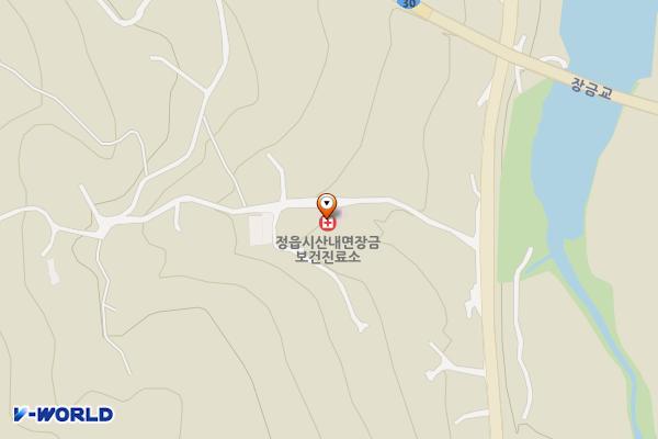 산내면장금보건진료소 위치 지도 — 전북특별자치도 정읍시 산내면 평내길 13  (784-1)