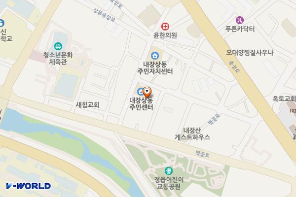 내장상동주민센터 위치 지도 — 전북특별자치도 정읍시 신경2길 12-2  (상동,274-23)