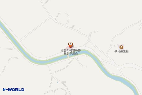복흥보건진료소 위치 지도 — 전북특별자치도 정읍시 북면 용북길 319  (775-1)